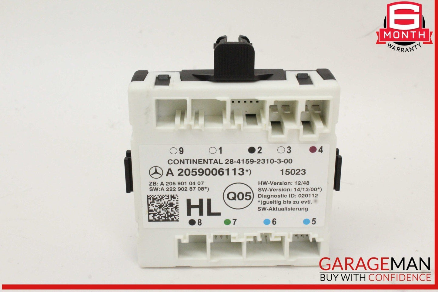 15-18 Mercedes W205 C300 Rear Left Driver Side Door Control Module Unit OEM