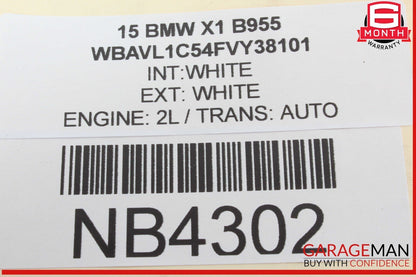 12-15 BMW X1 Rear Right Passenger Side Double Seat Belt Seatbelt Buckle