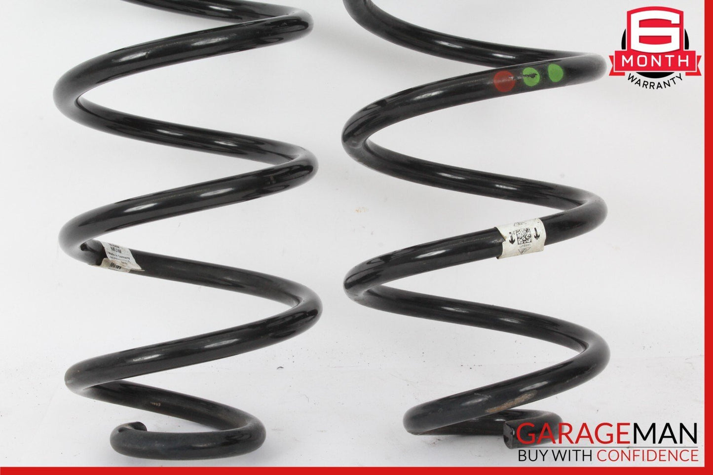 15-24 Porsche Macan 95B Rear Left & Right Shock Absorber Coil Spring Set OEM