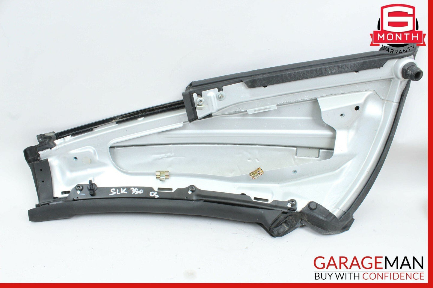 05-11 Mercedes R171 SLK350 Rear Right Side Window Roof C Pillar Panel Silver OEM