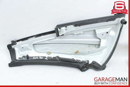 05-11 Mercedes R171 SLK350 Rear Right Side Window Roof C Pillar Panel Silver OEM