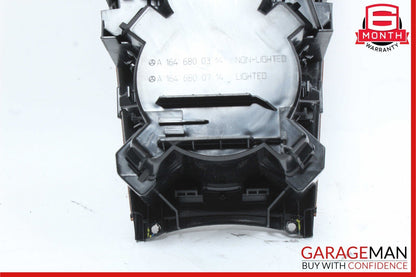 06-11 Mercedes W164 ML350 4MATIC Center Console Cupholder Cup Holder Wood A124