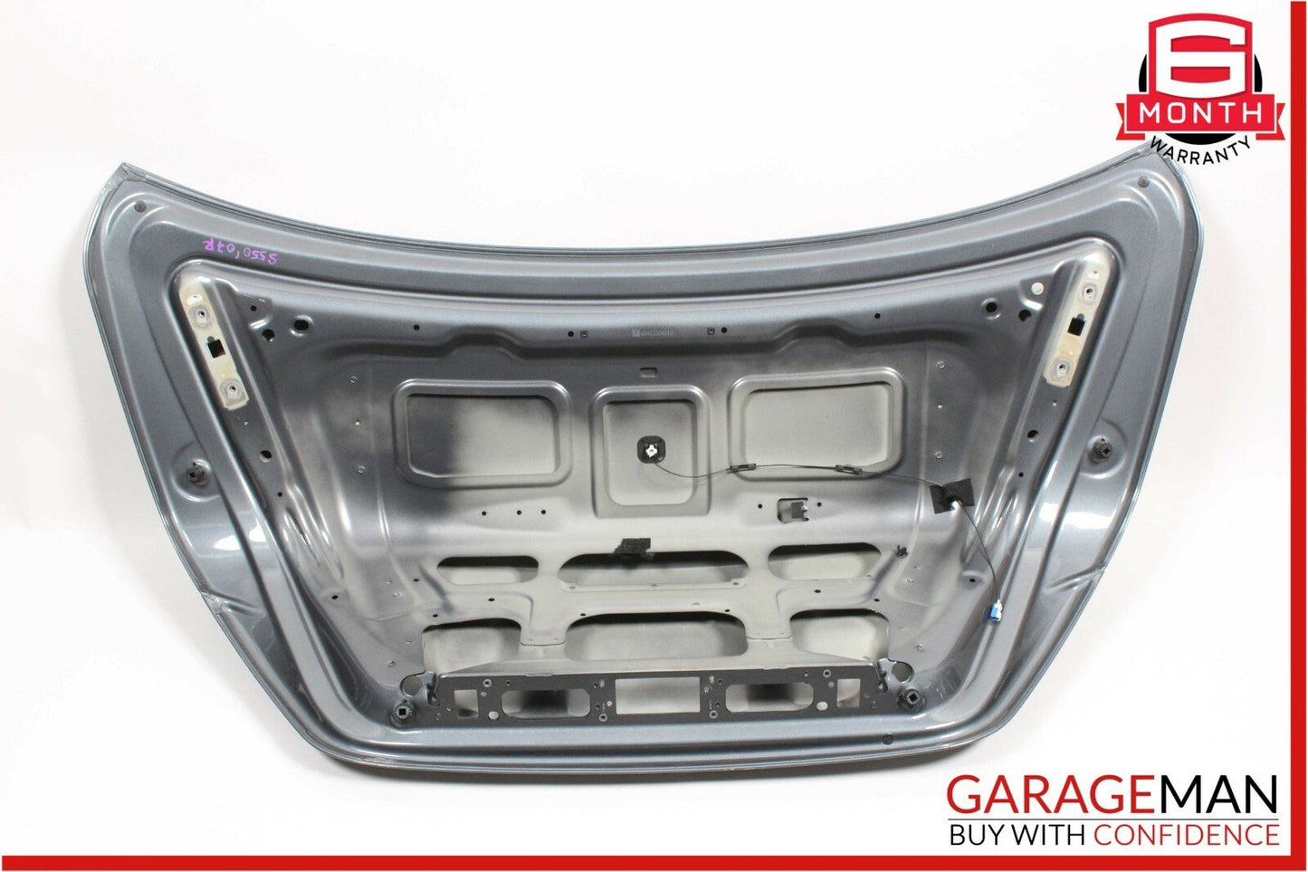 07-13 Mercedes W221 S550 S63 AMG Rear Trunk Lid Deck Shell Panel Cover Flintgray