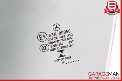 14-18 Mercedes W117 CLA250 Front Left Driver Door Window Auto Glass OEM