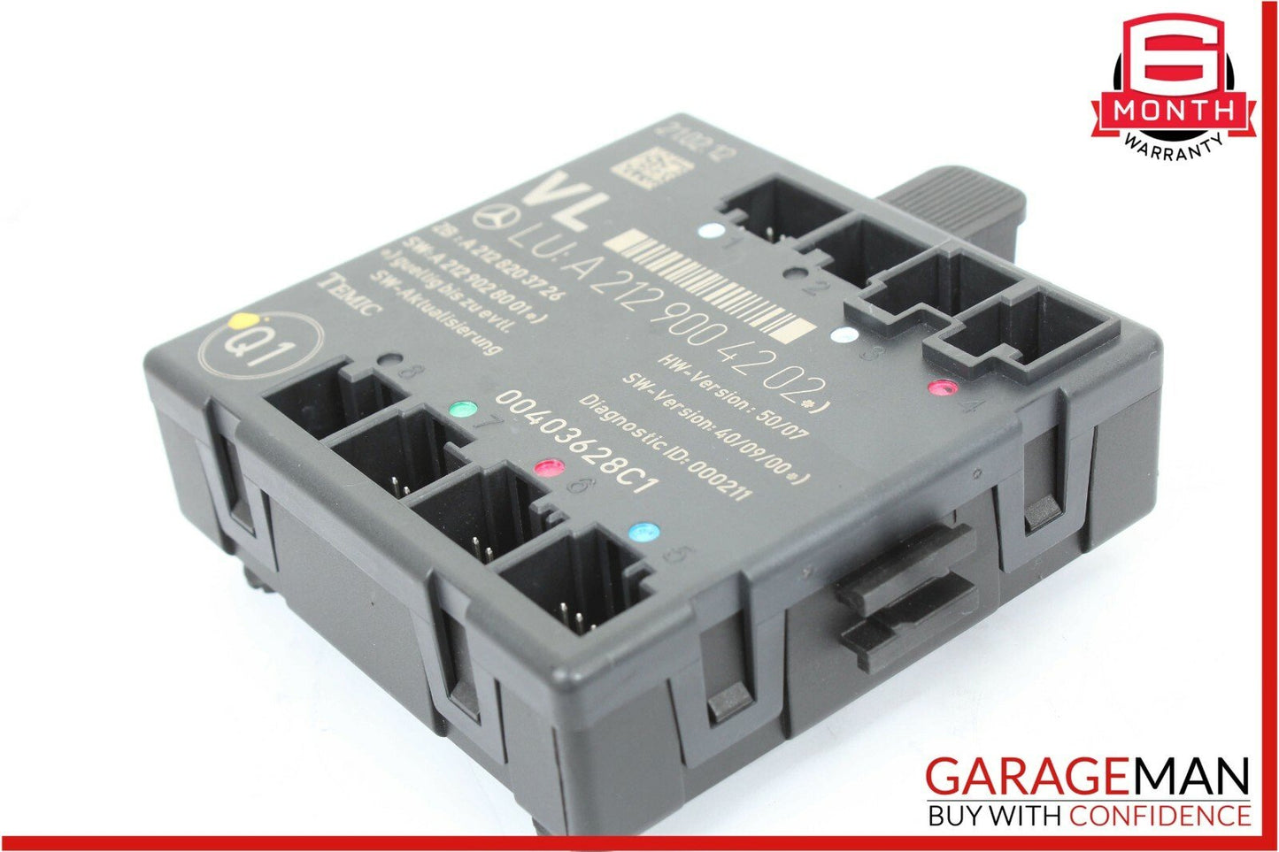 08-15 Mercedes W204 C250 C300 Front Left Driver Side Door Controller Module Unit