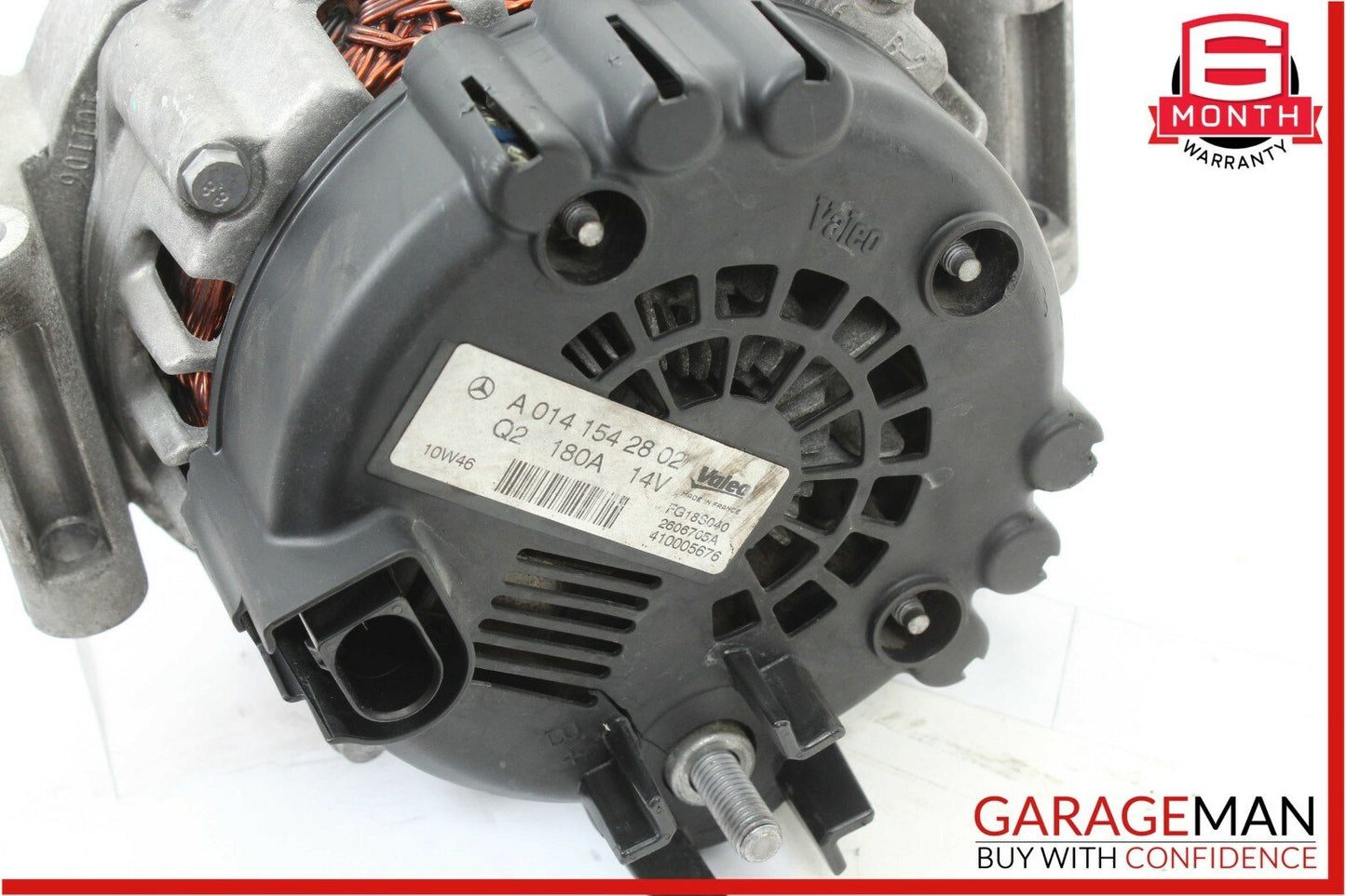 10-13 Mercedes W221 S400 Hybrid 180 AMP Alternator 0141542802 OEM