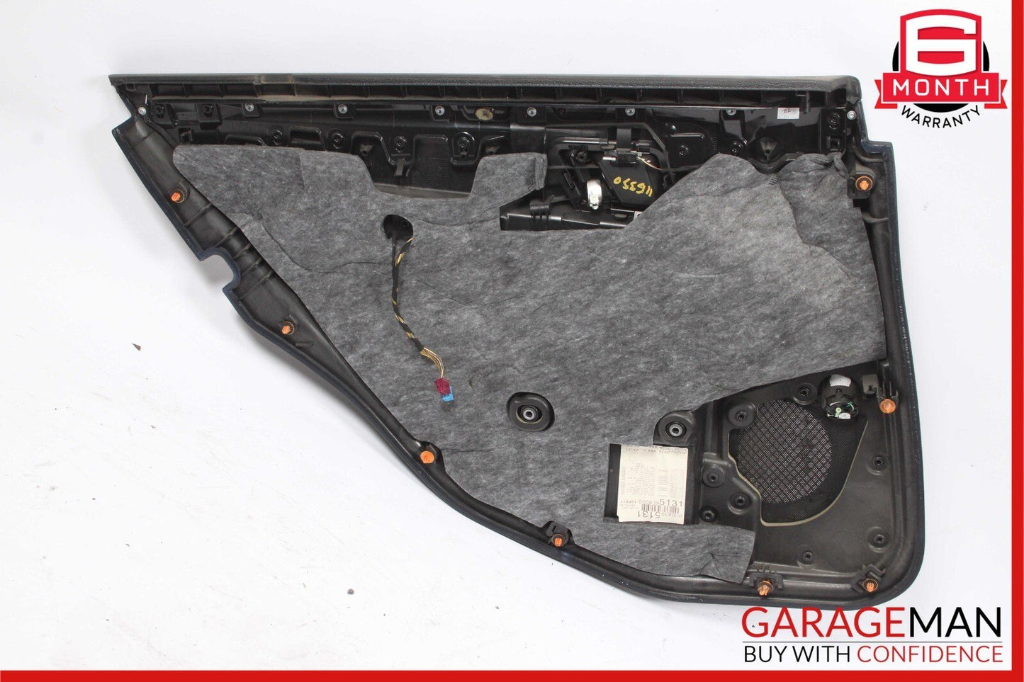 10-13 Mercedes W212 E550 Rear Right Side Interior Door Panel Assembly Beige