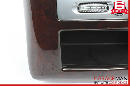 07-13 Mercedes W221 S550 Rear Center Console AC A/C Air Vent Trim Bezel Wood OEM
