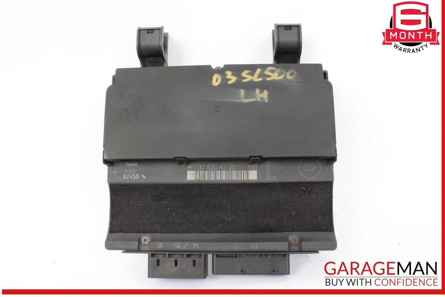 03-12 Mercedes R230 SL500 SL55 AMG Front Left Under Seat Control Module Unit OEM