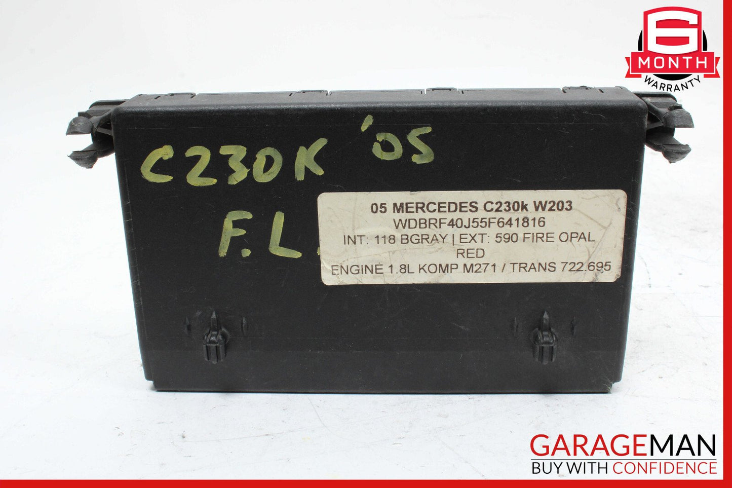 01-07 Mercedes W203 C230 C280 C320 Door Control Module Front Left 2038201585 OEM