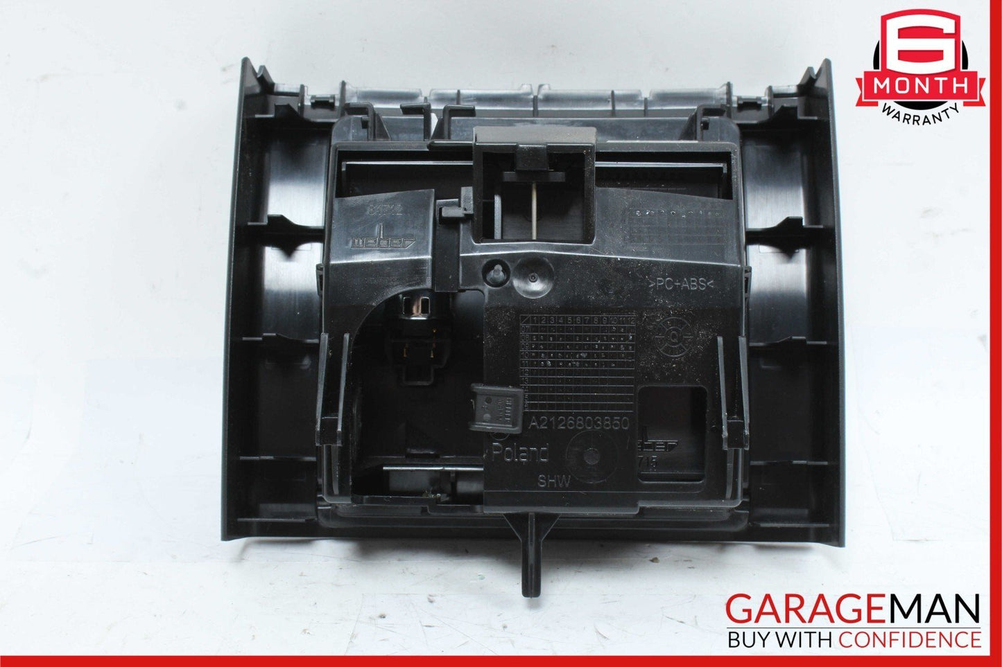 10-16 Mercedes W212 E350 Rear Center Console Ashtray Ash Tray Compartment Black