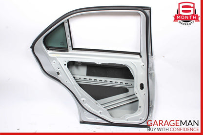 10-16 Mercedes W212 E400 E350 Sedan Rear Left Driver Side Door Shell Silver OEM