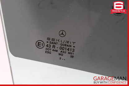03-12 Mercedes R230 SL500 SL55 Front Right Passenger Side Door Window Glass OEM