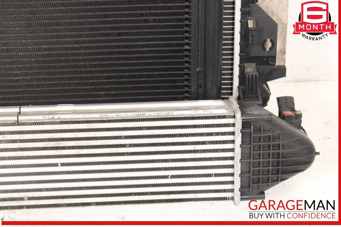 12-17 Range Rover Evoque 2.0L Engine Radiator A/C Condenser Assembly OEM