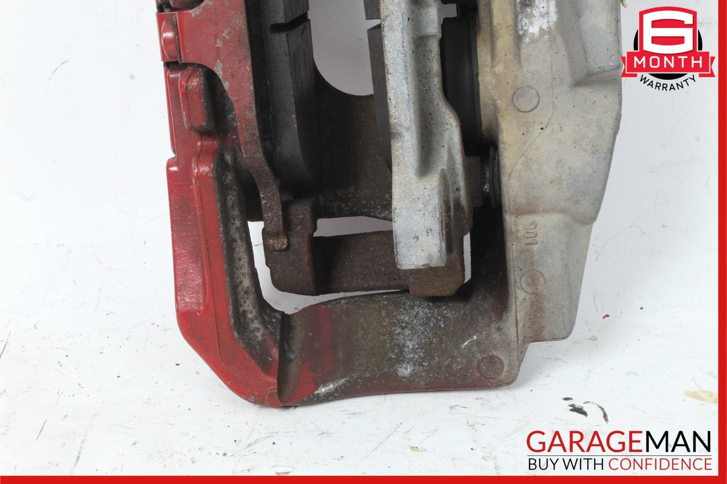 12-18 Audi A7 Front Left Driver Side Brake Caliper Red