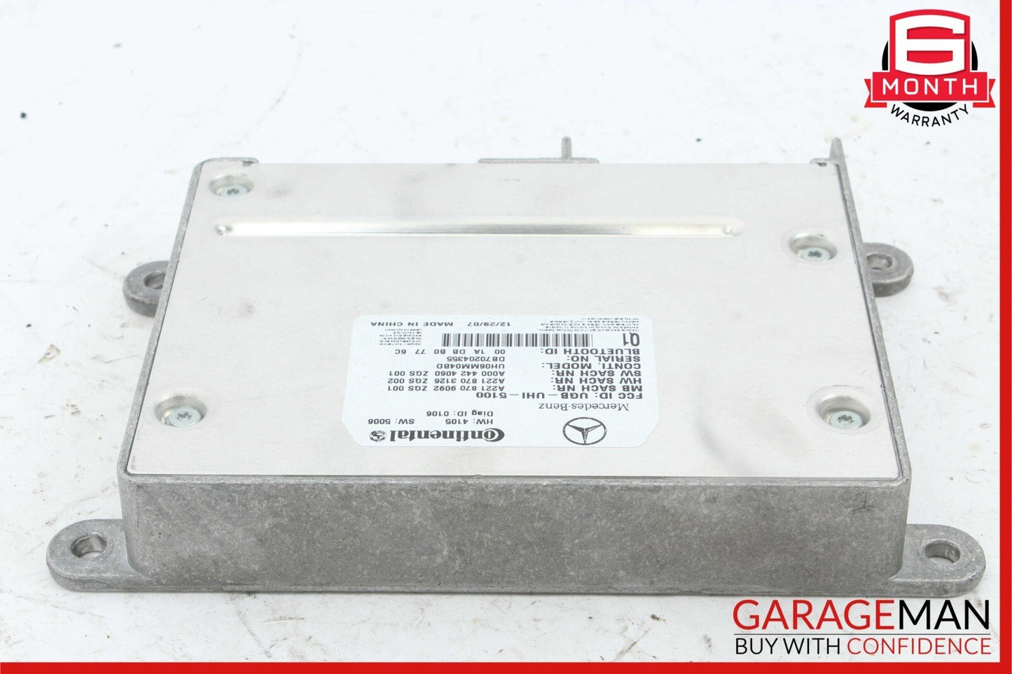 07-09 Mercedes S550 CL550 CL600 Bluetooth Communication Controller Module OEM