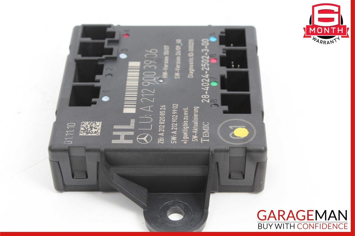 08-18 Mercedes W204 C300 E350 CLS550 Rear Left Side Door Control Module OEM