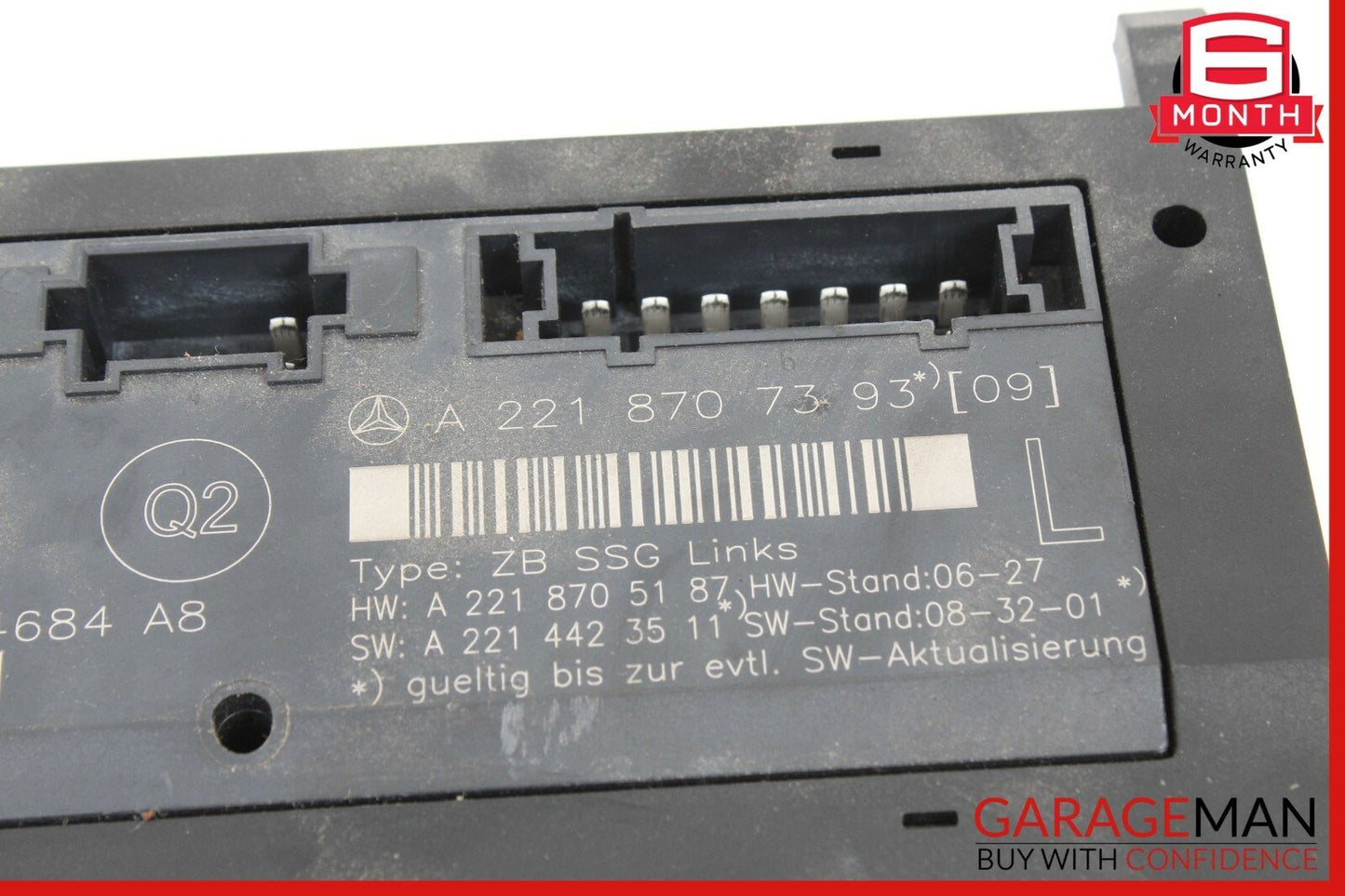 07-13 Mercedes W221 S400 S550 S600 Front Left Driver Side Seat Control Module
