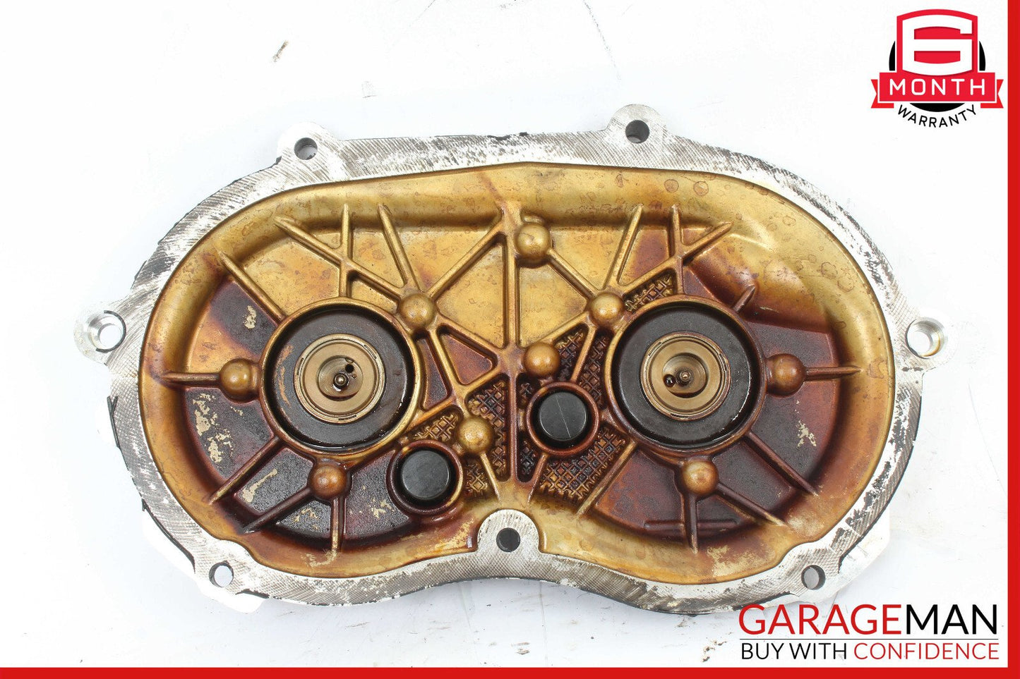 06-13 Mercedes W211 E350 S550 Front Right Engine Timing Chain Cover Plate OEM