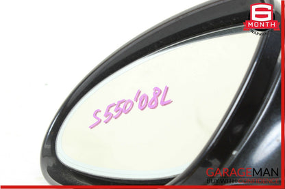 07-09 Mercedes W221 S550 Front Left Side Mirror Door Rear View Black
