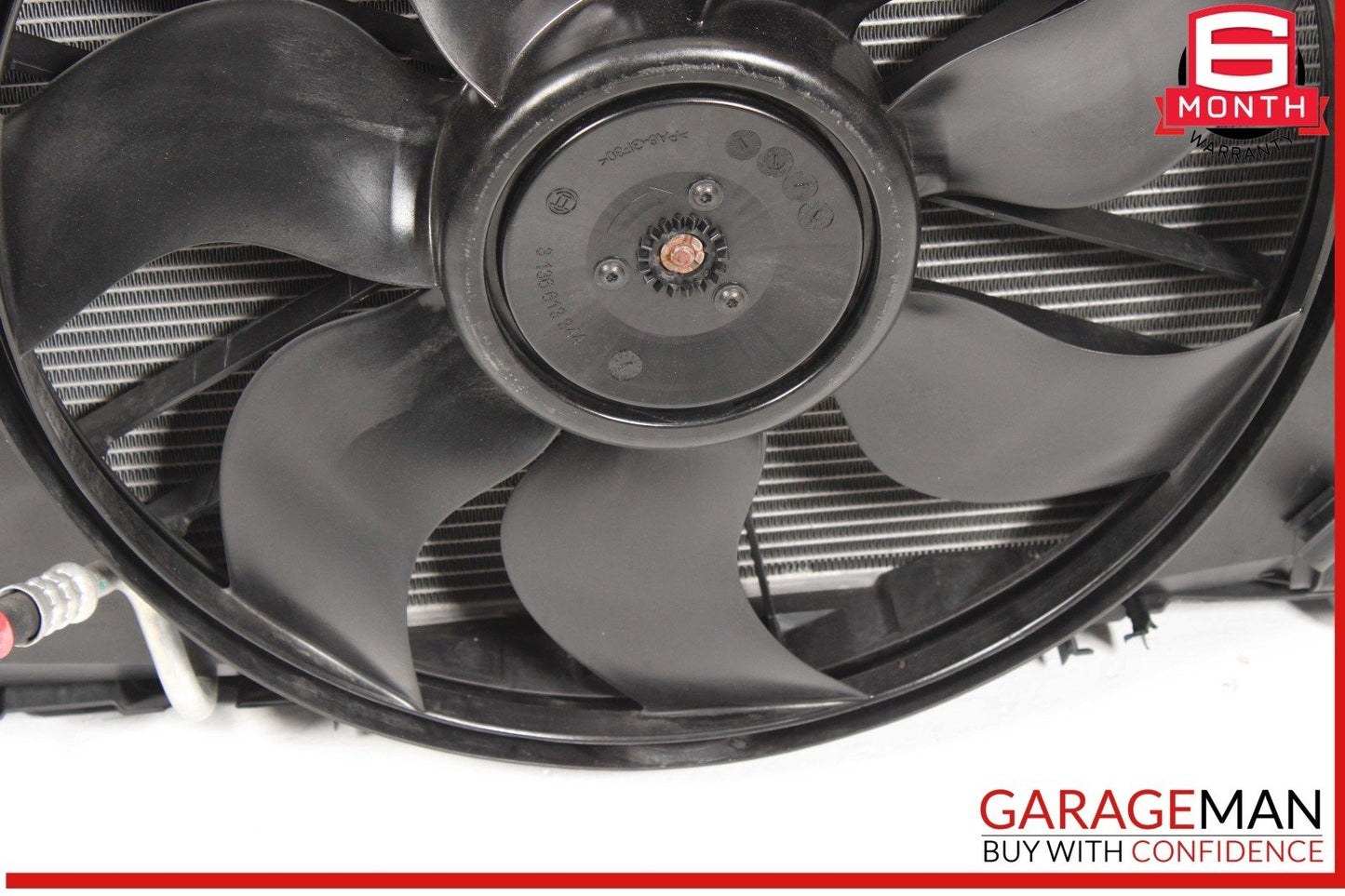 08-14 Mercedes W204 C250 E550 Engine Radiator Condenser Cooling Fan Motor Assy