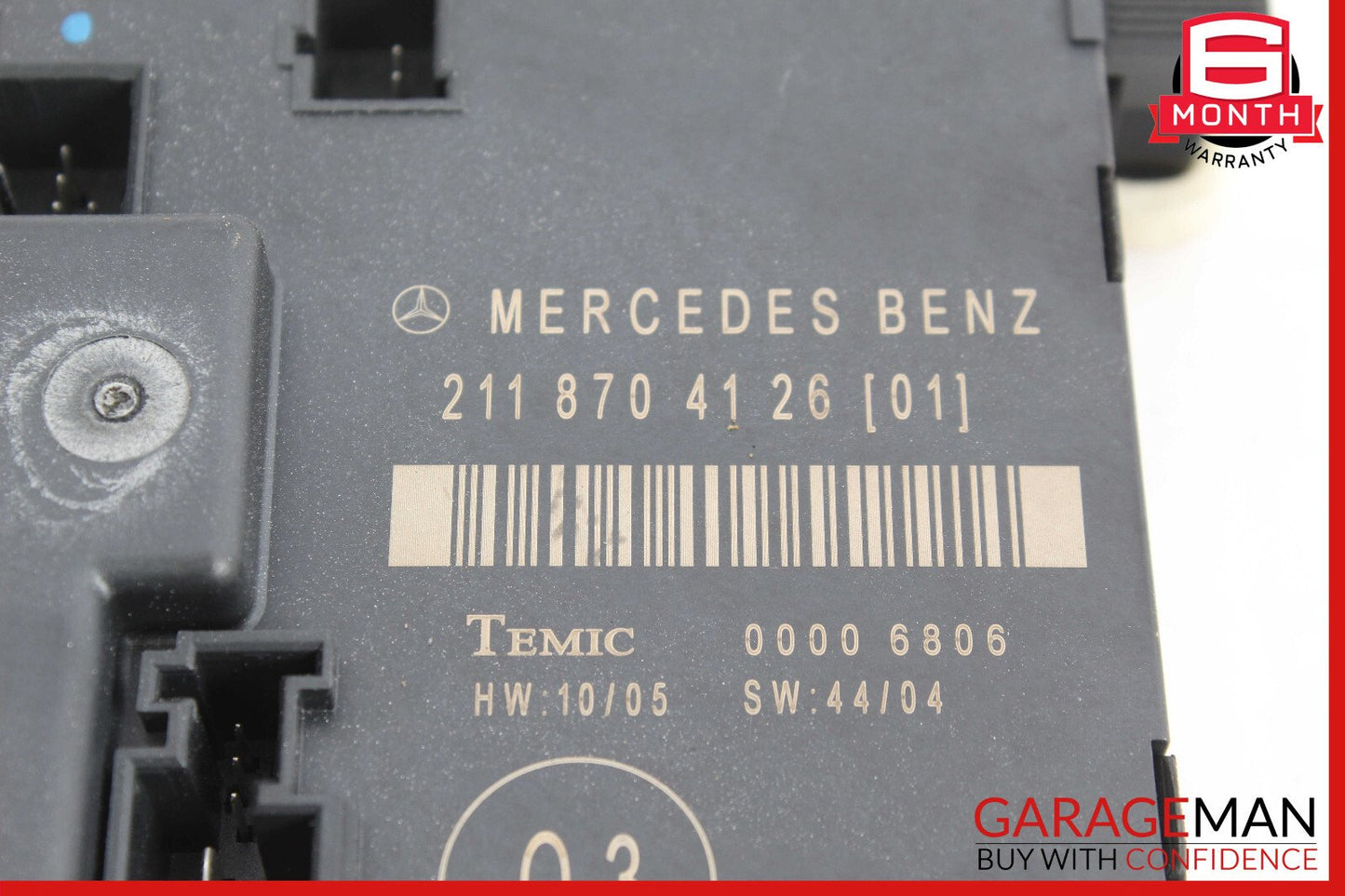 03-09 Mercedes W211 E63 E55 AMG Rear Right Door Control Module 2118704126 OEM