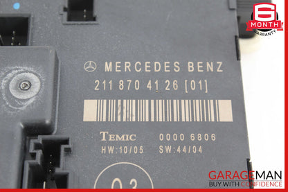 03-09 Mercedes W211 E63 E55 AMG Rear Right Door Control Module 2118704126 OEM