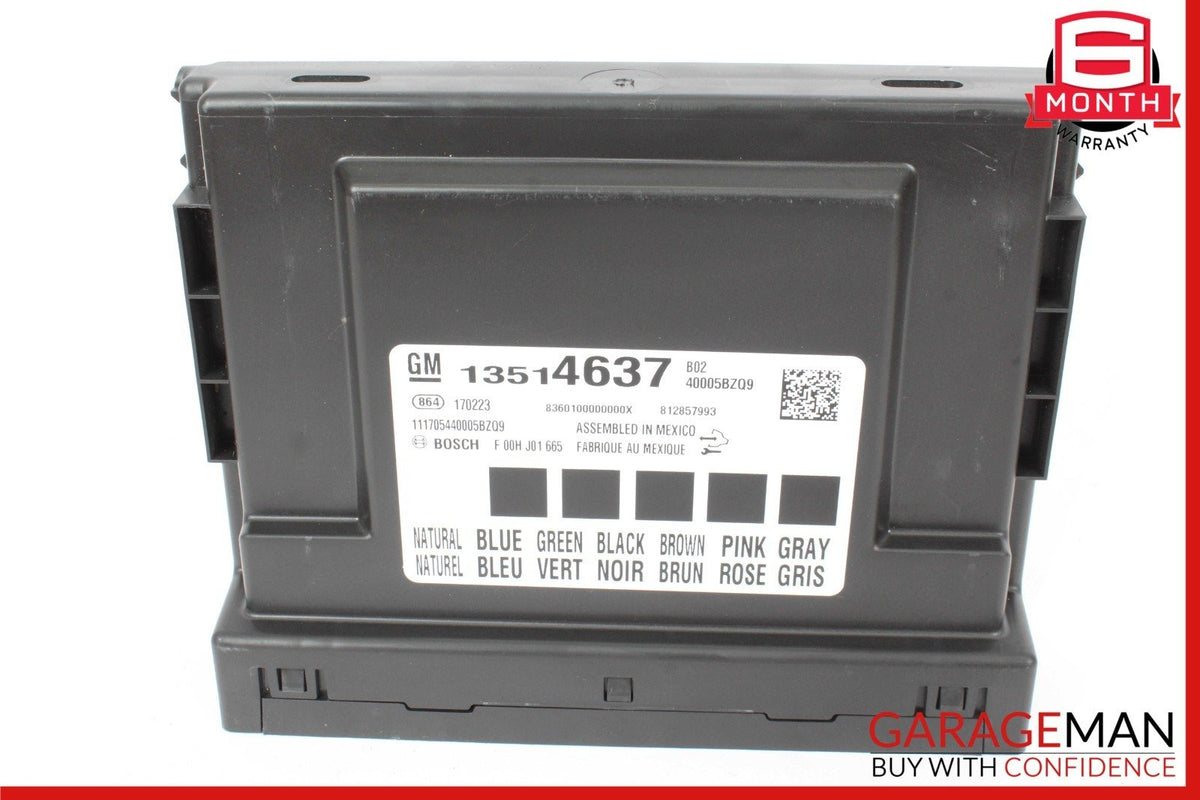 17-20 Cadillac XT5 BCM Body Control Module Unit Bosch 13514637 OEM