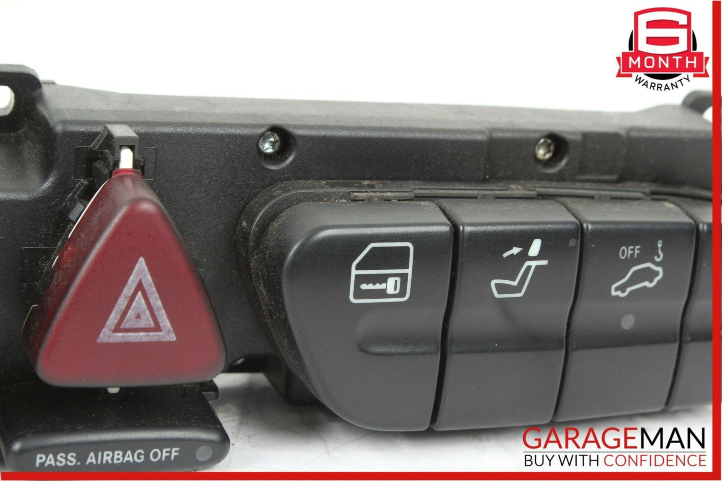 01-04 Mercedes CLK500 C240 Center Dash Hazard Light Door Lock Control Switch OEM