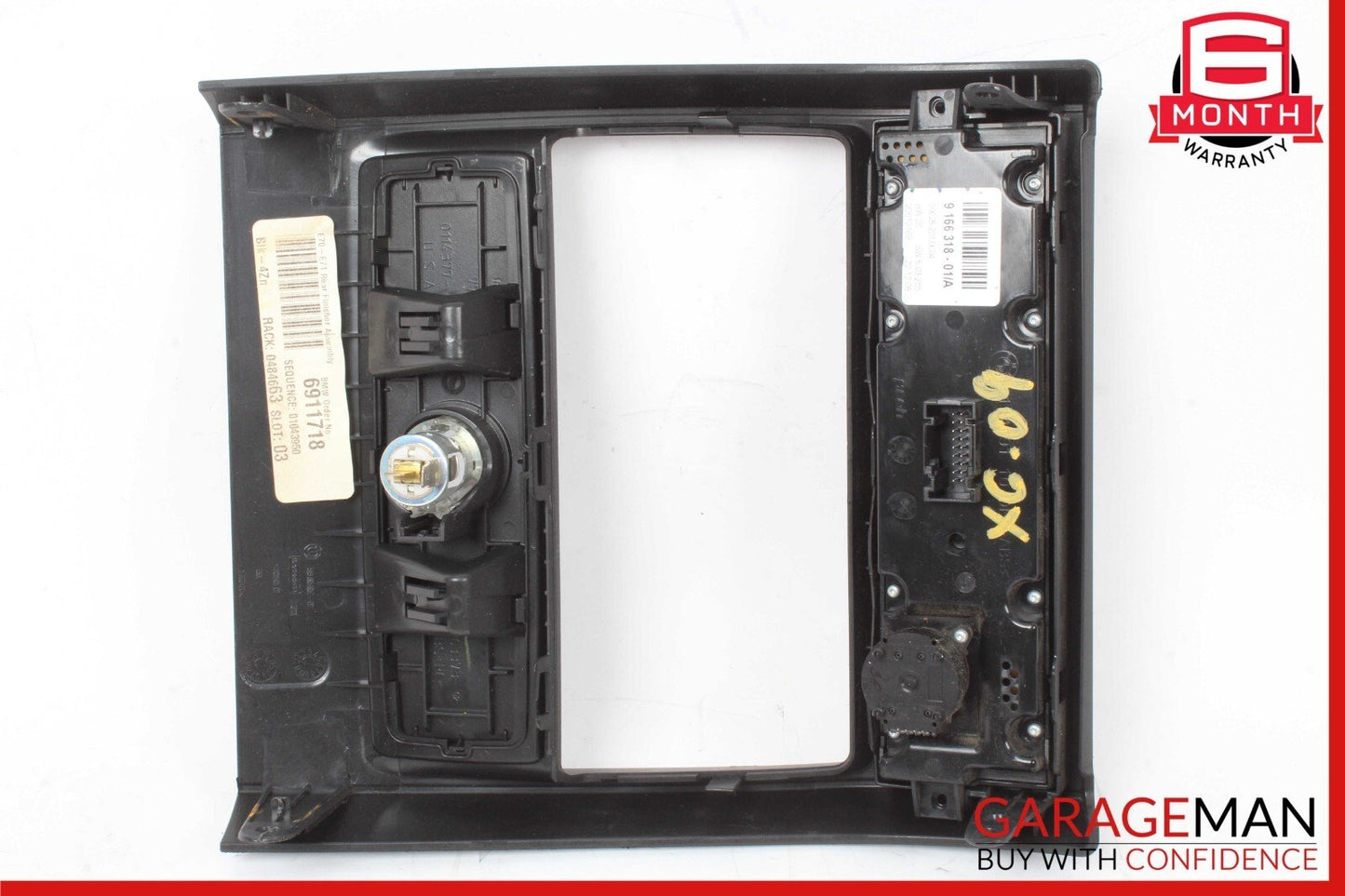 08-14 BMW X6 REAR HEATER A/C TEMPERATURE CLIMATE CONTROL PANEL OEM