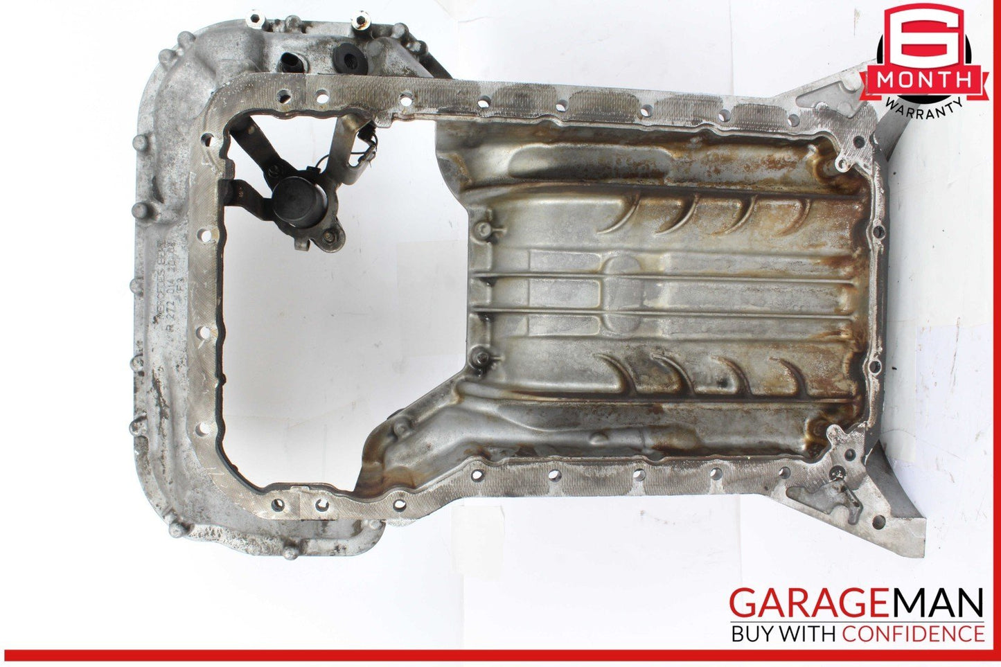 06-13 Mercedes W164 ML350 4MATIC Engine Upper Oil Sump Baffle Pan 2720142002 OEM