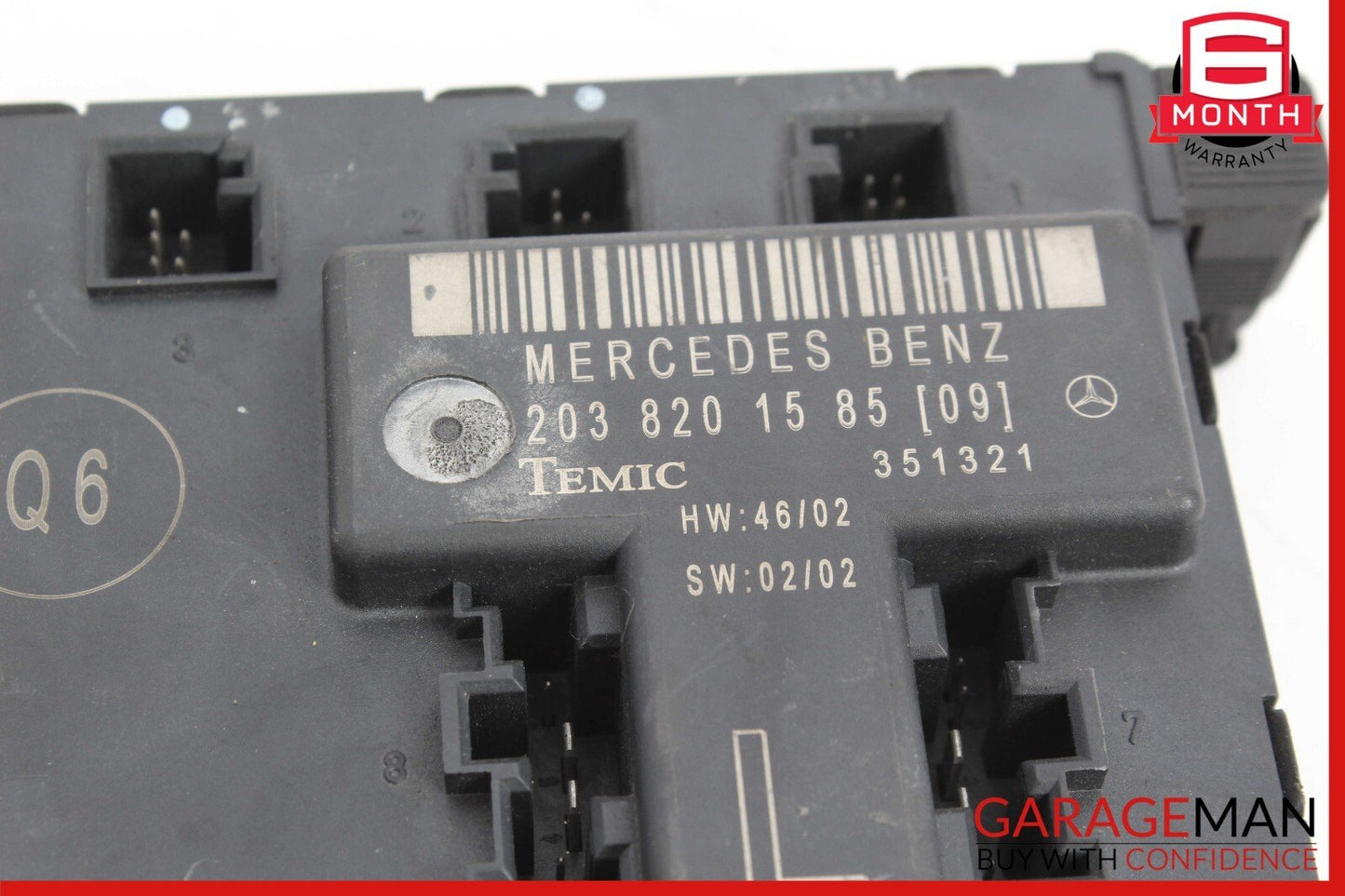 01-07 Mercedes W203 C230 C280 C320 C55 AMG Front Left Door Control Module Unit