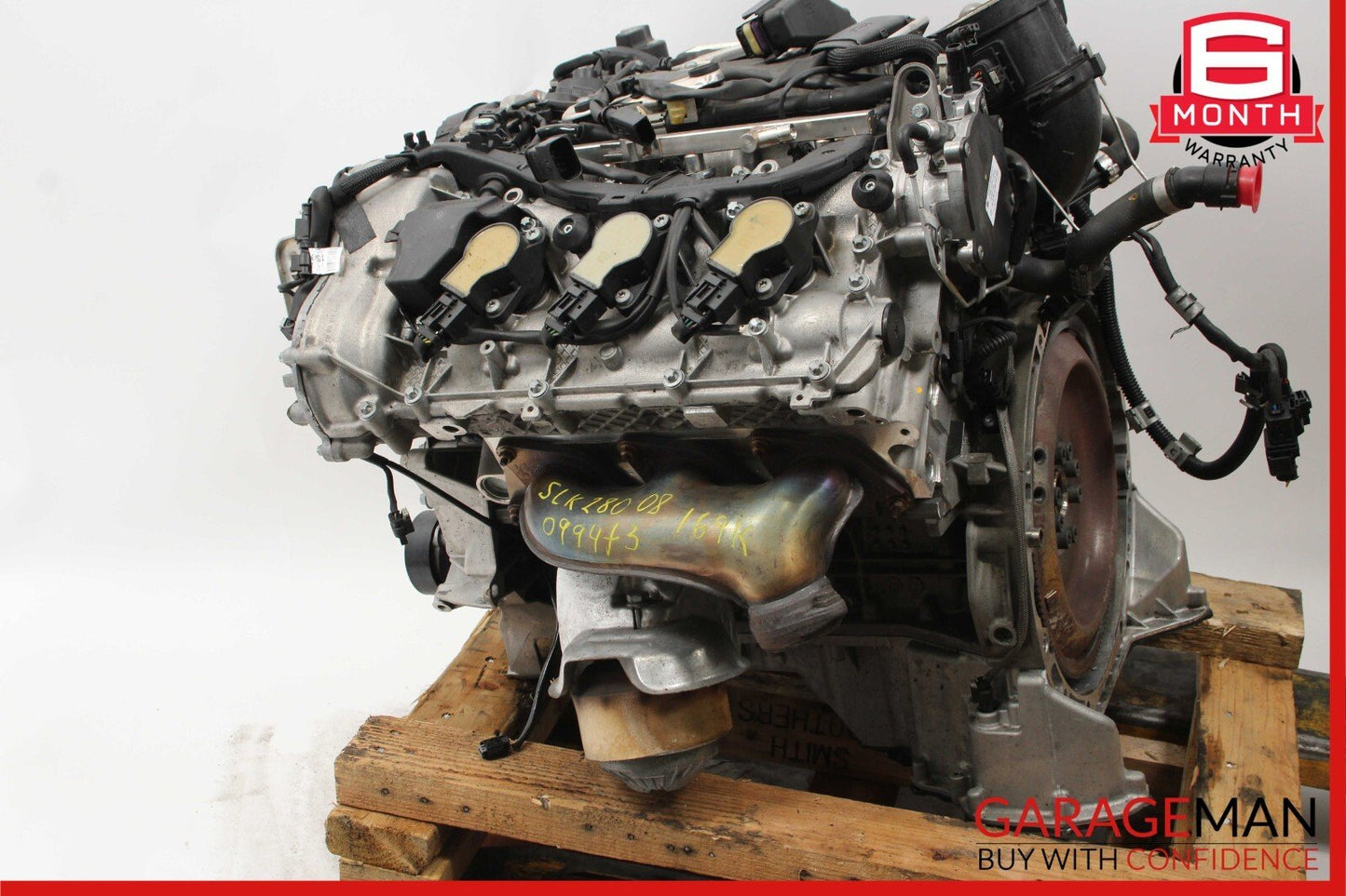 06-11 Mercedes R171 SLK280 C300 3.0L V6 M272 Engine Motor Block Assembly 169k