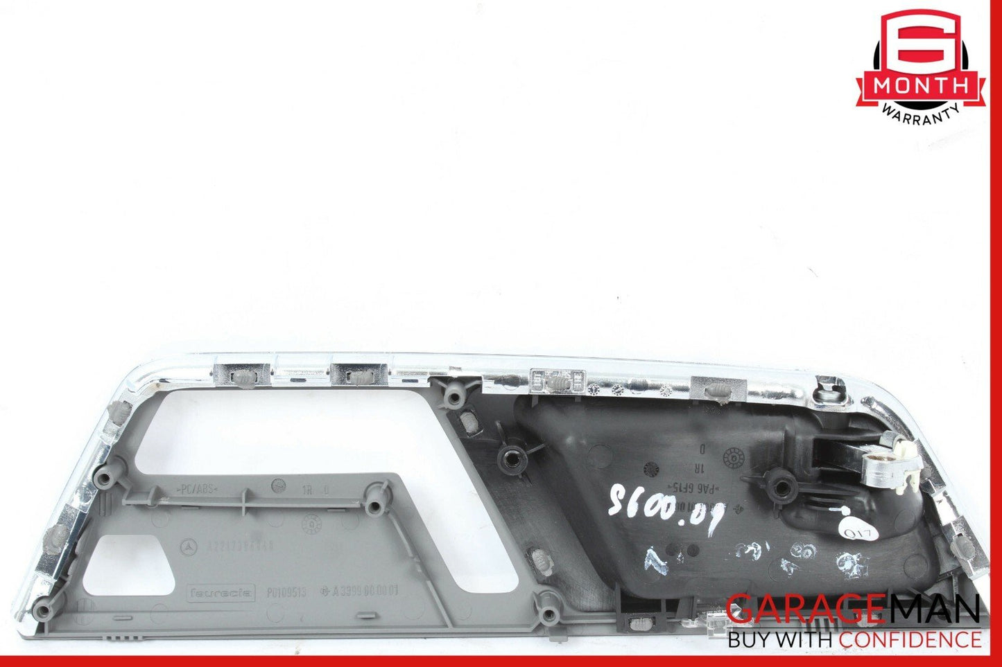 07-09 Mercedes W221 S600 S550 Rear Right Side Interior Door Handle Trim Cover