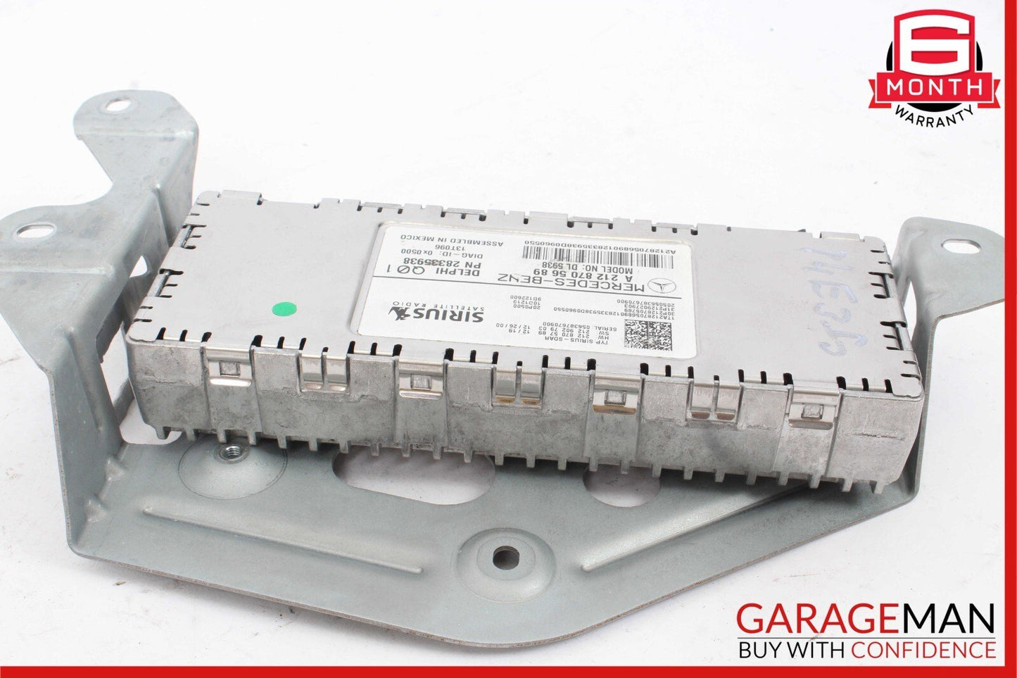 10-16 Mercedes W212 E350 C250 SLK250 Sirius Satellite Radio Receiver Module OEM