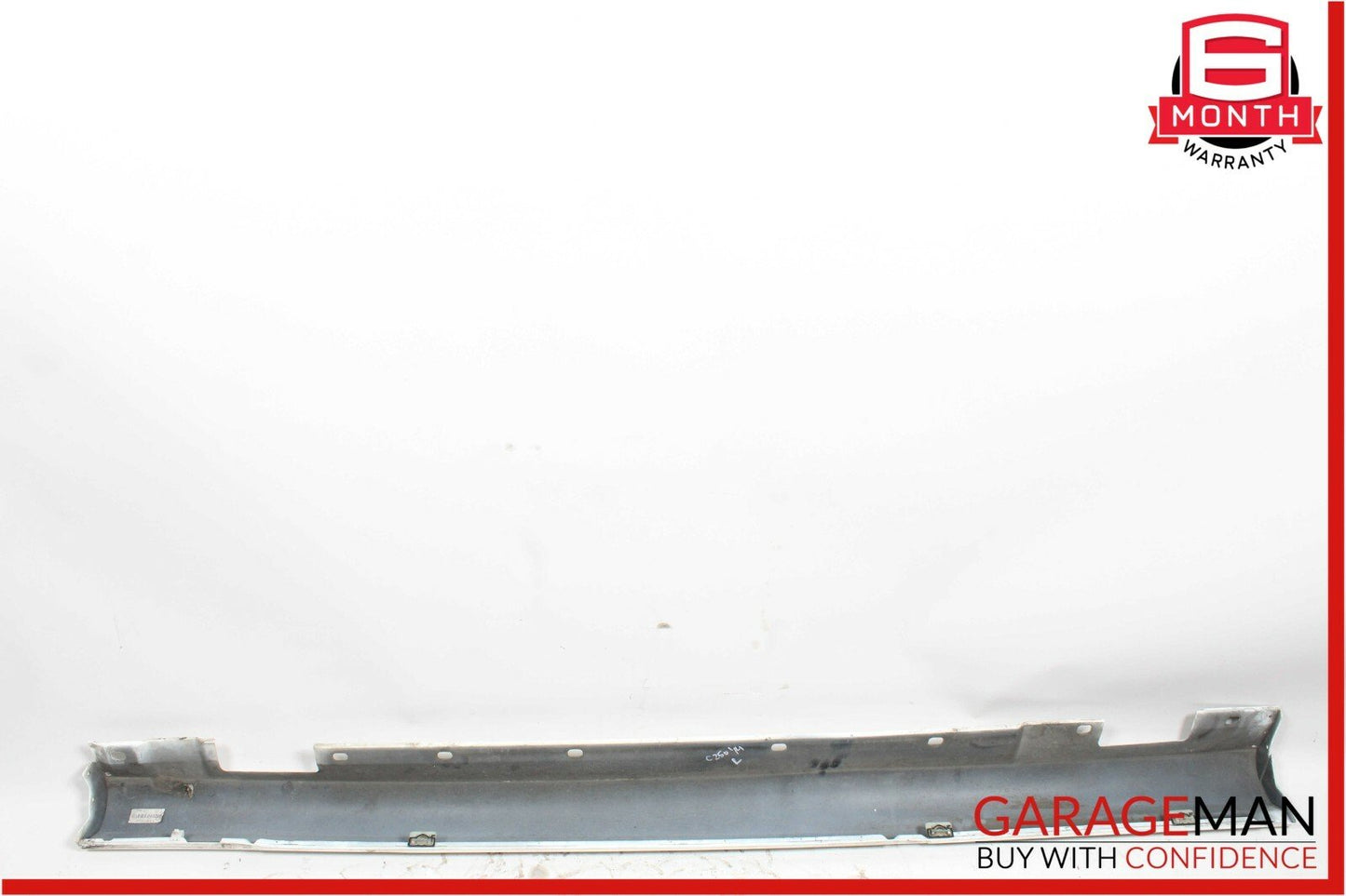 08-14 Mercedes W204 C250 AMG Sport Left Driver Side Skirt Rocker Panel White