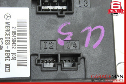 03-11 Mercedes W219 CLS500 E350 E500 BCM BCU Body Control Module Unit OEM