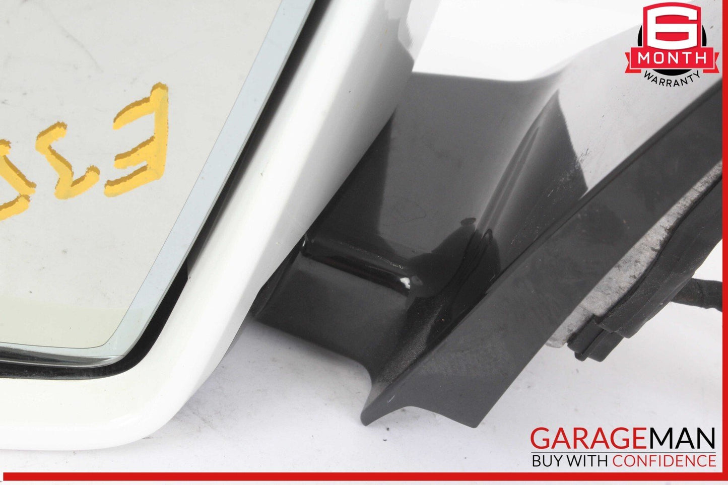 10-13 Mercedes W212 E350 Front Left Driver Side Door Rear View Mirror White OEM