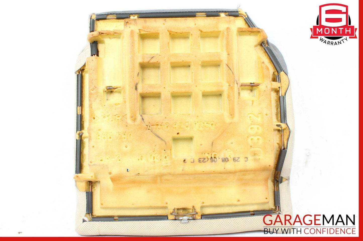 07-14 Mercedes W216 CL550 Rear Right Bottom Lower Seat Cushion Beige