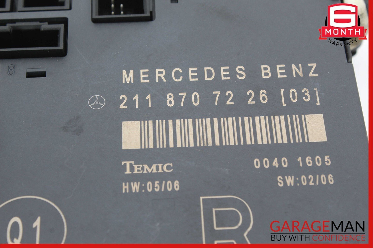 03-09 Mercedes W211 E350 E550 Front Right Passenger Side Door Control Module OEM