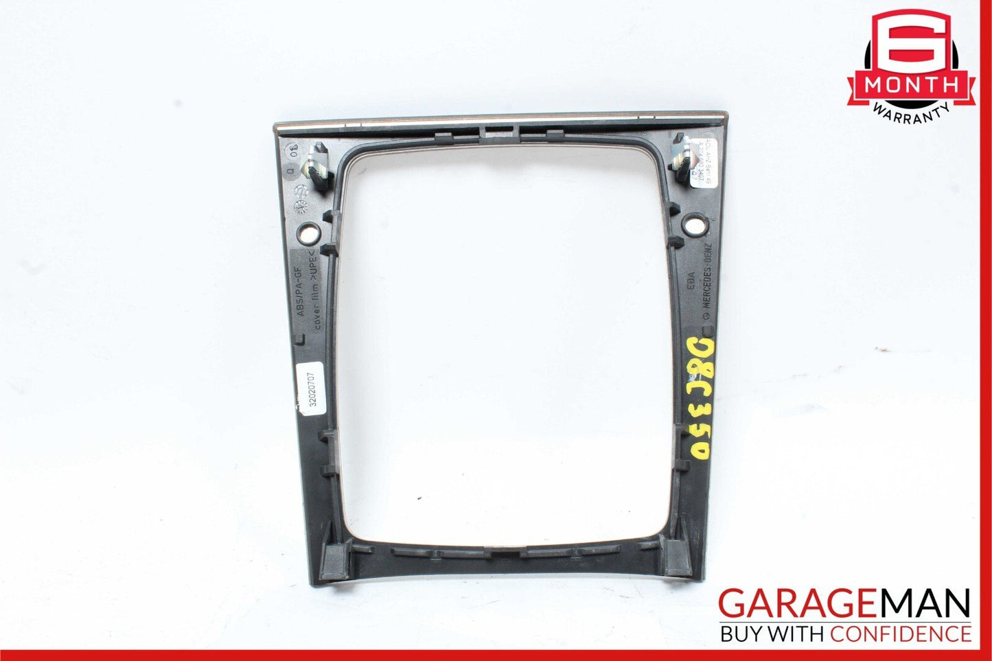 08-14 Mercedes W204 C350 Center Console Gear Shifter Trim Cover Panel Bezel Wood