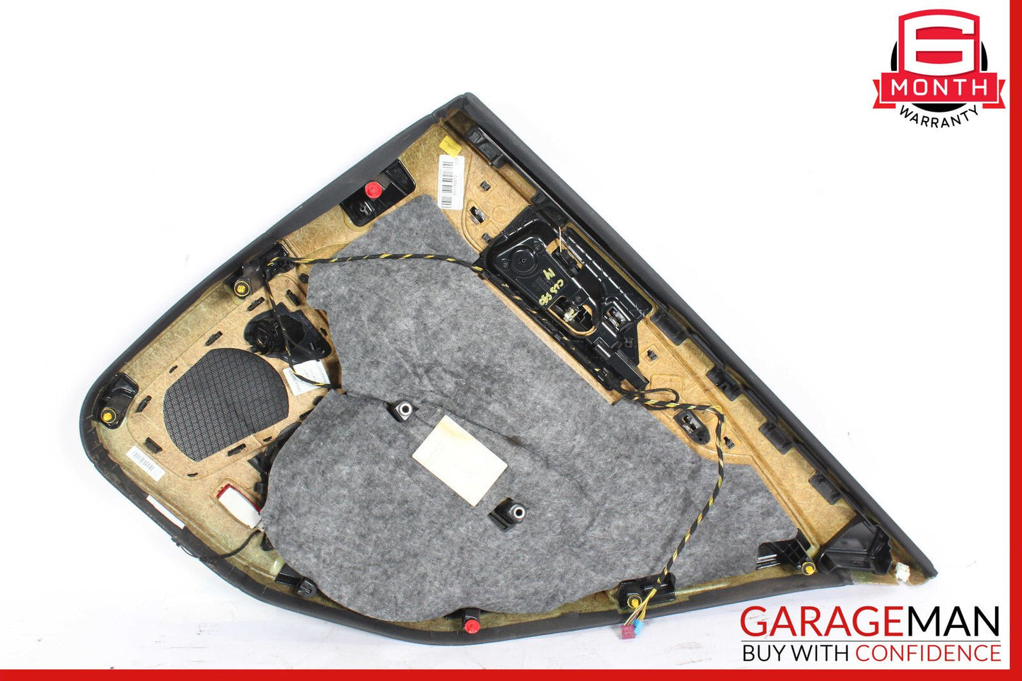 12-14 Mercedes W218 CLS550 Rear Left Side Interior Door Panel Cover Assy Black
