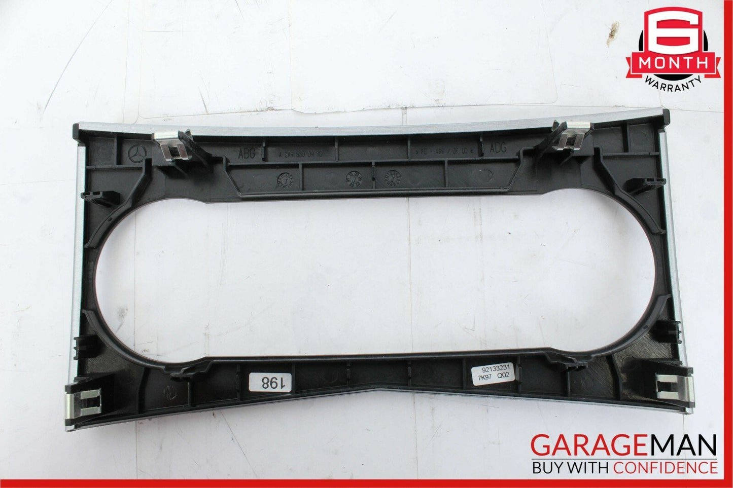 08-14 Mercedes W204 C300 C350 AC A/C Climate Control Switch Trim Bezel OEM