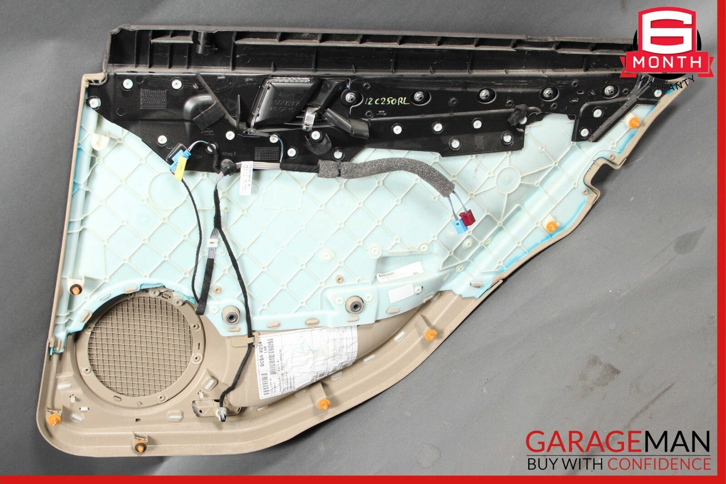 08-14 Mercedes W204 C300 C250 Rear Left Side Interior Door Panel Assembly Beige