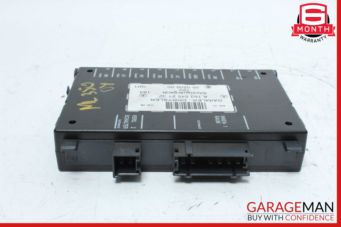 98-05 Mercedes W163 ML350 Seat Control Module Front Left Or Right OEM