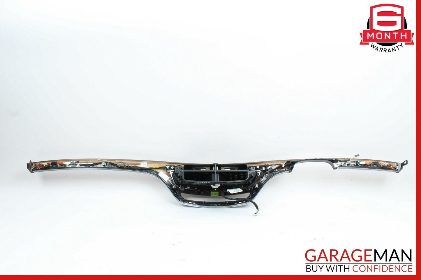 07-09 Mercedes W221 S550 Dash Dashboard Center Trim Bezel Air Vent Assembly Wood