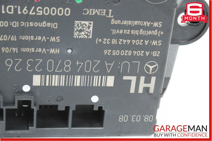 08-14 Mercedes W204 C300 C63 AMG Rear Left Side Door Controller Module Unit