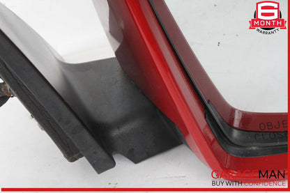 12-15 Mercedes W204 C250 C300 Front Right Side Mirror Door Rear View Red OEM
