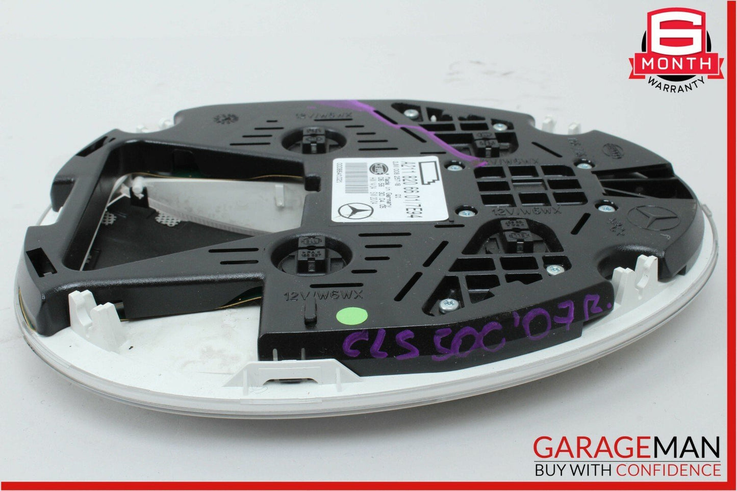 03-11 Mercedes W211 E350 CLS500 Rear Overhead Dome Light Lamp Reading Map Gray