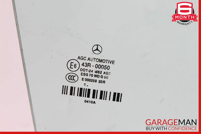 11-17 Mercedes W207 E350 E550 Convertible Door Window Glass Front Right OEM